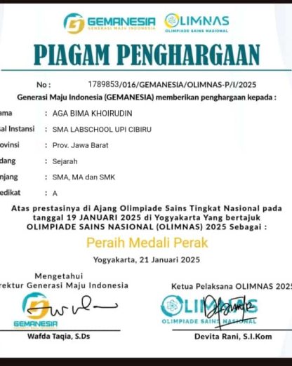 sertifikat aga bima